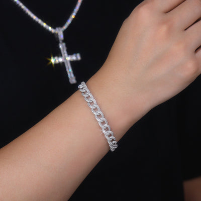 Pulsera de Plata S925 con Moissanita Premium - Joyería Lujo Ligero Plateada - Image 7