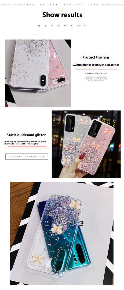 Funda para Teléfono con Mariposa Brillo Epoxi Suave - Image 18