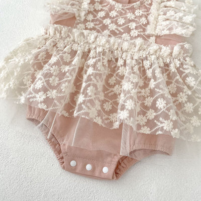 Mameluco de Malla para Bebé Niña - Diseño Luna Llena - Image 17