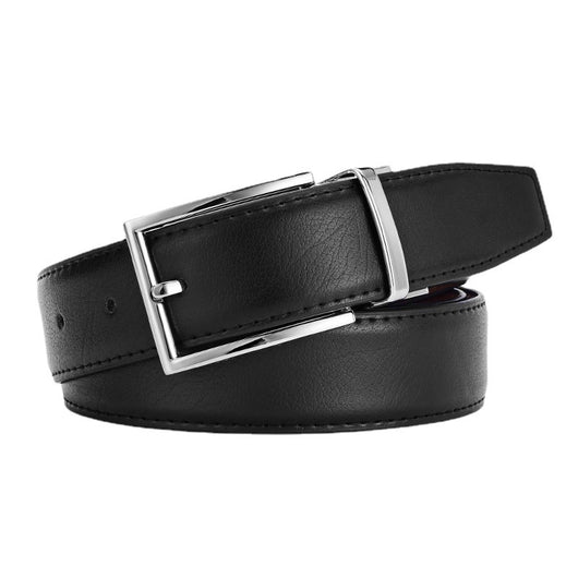 Cinturón de Cuero Genuino con Hebilla Giratoria para Hombre - Image 5