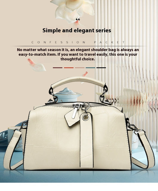 Bolso de Hombro Mujer Grande Estilo Urbano Minimalista con Capacidad Expandible - Image 22