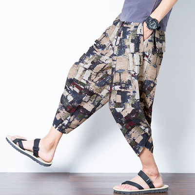 Pantalones Anchos Estilo Tailandés con Elefante - Diseño Retro Nepalí - Image 18
