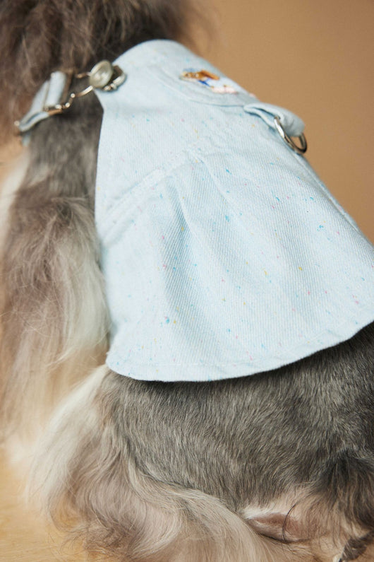 Falda Overol de Mezclilla Lavada para Perros - Image 35