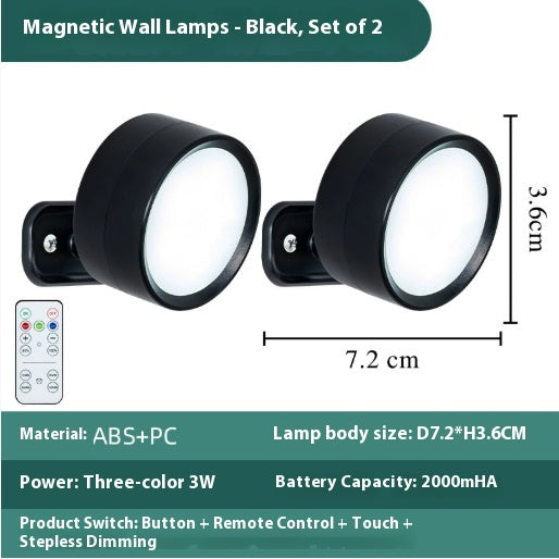 Lámpara de Noche Táctil con Cargador USB y Luz de Lectura Portátil - Image 7