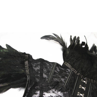 Capa de Encaje con Plumas para Cosplay y Disfraz - Image 11