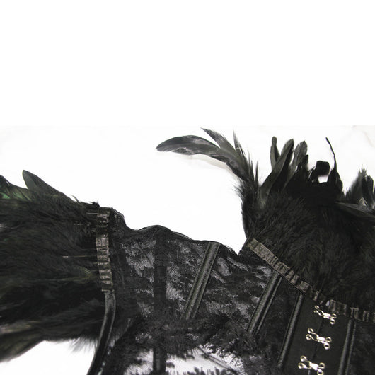 Capa de Encaje con Plumas para Cosplay y Disfraz - Image 11