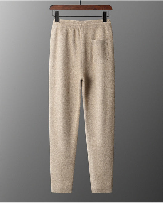 Pantalones Casuales de Cachemira Suelta para Hombre - Image 17