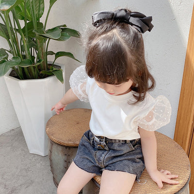 Blusa Infantil Wave Dot con Mangas Acampanadas - Image 9