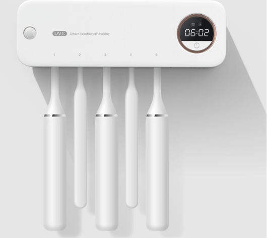 Esterilizador UV para Cepillos de Dientes Recargable con Pantalla LED y Montaje Mural - Image 11