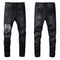 Jeans Negros para Hombre con Detalles en Color Deslumbrante
