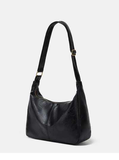 Bolso Tote Retro de Gran Capacidad en Colores Sólidos para Mujer - Image 10