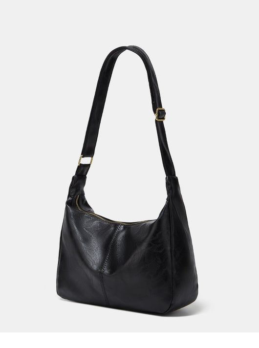 Bolso Tote Retro de Gran Capacidad en Colores Sólidos para Mujer - Image 10