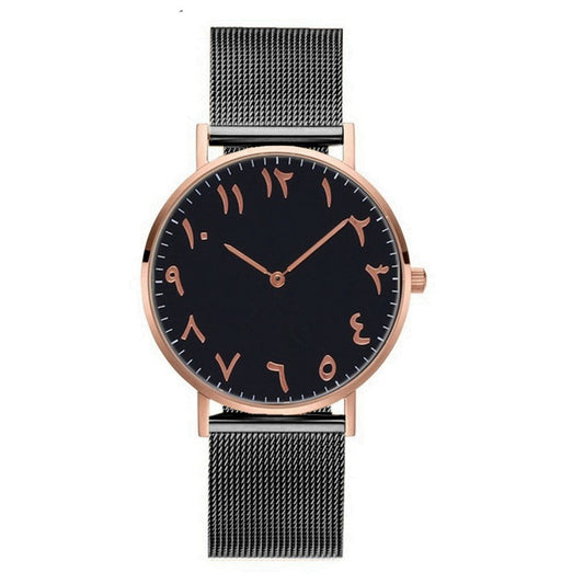 Reloj de Cuarzo Premium Unisex con Correa de Acero Inoxidable