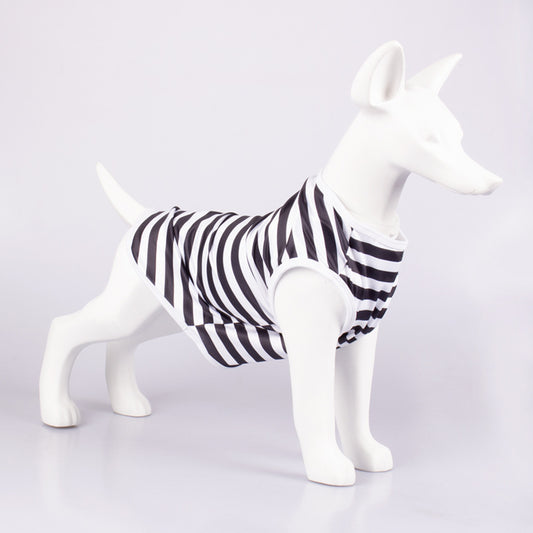 Chaleco Rayado Transpirable para Perros - Ropa Cómoda y Fresca