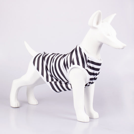 Chaleco Rayado Transpirable para Perros - Ropa Cómoda y Fresca