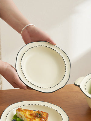 Tazón de Cerámica Blanca Premium para Mesa Moderna - Image 9