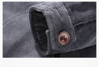 Chaqueta Casual Oversize para Hombre con Rayas Finas - Image 16