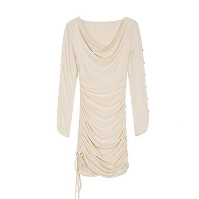Vestido Ajustado con Cordón en la Cintura - Diseño Envolvente Sexi - Image 7