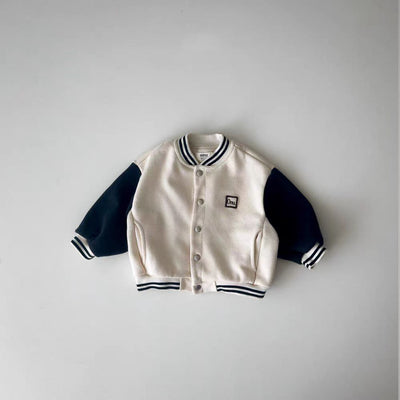 Chaqueta de Béisbol Infantil con Costuras Decorativas - Image 2