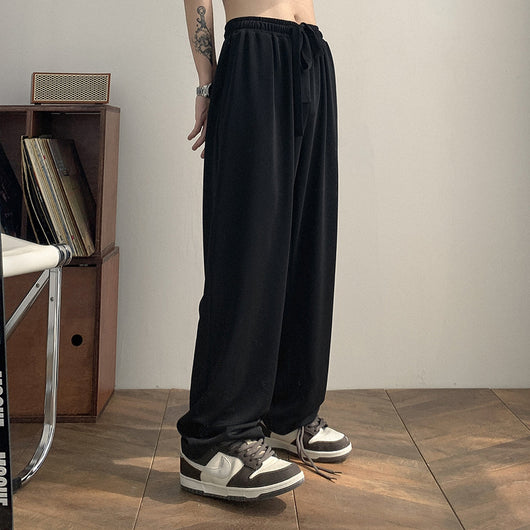 Pantalones Rectos Holgados para Hombre - Estilo Fresco de Verano - Image 3