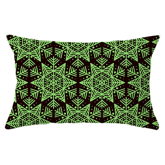Funda de Almohada Navideña Serie Verde con Estampado Piel de Melocotón - Image 27