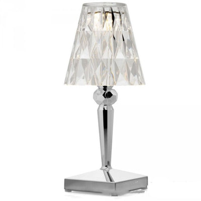 Lámpara de Mesa Recargable con Cristal Diamantado - Image 24