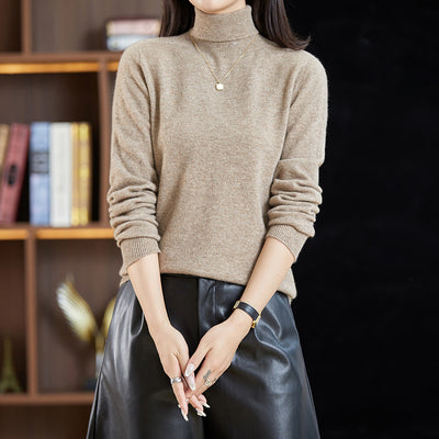 Polera Cuello Alto Ajustada para Mujer - Prenda Base Versátil - Image 10
