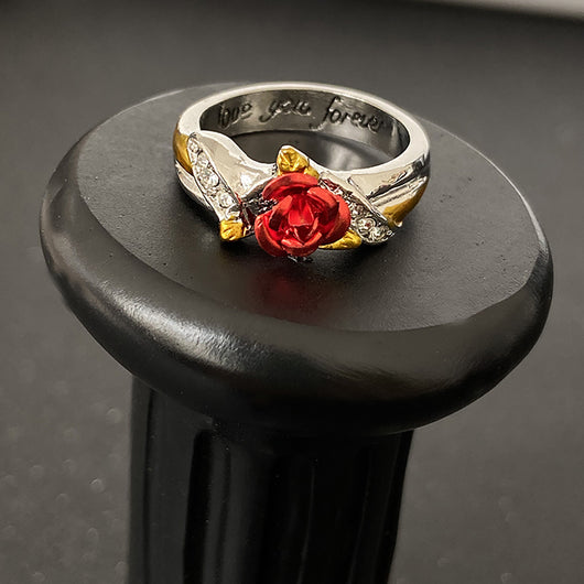 Anillo Clásico de Flores con Diamantes Estilo Europeo y Americano - Image 8