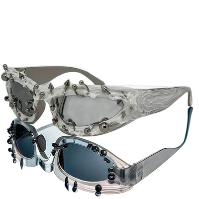 Gafas de Sol Punk con Remaches Decorativos - Estilo Street - Image 4