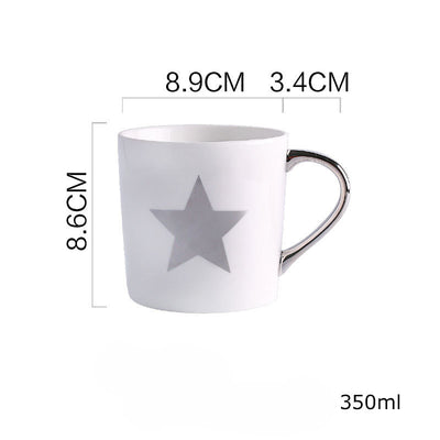 Tazas de Cerámica Pintadas a Mano con Detalles Dorados - Image 17