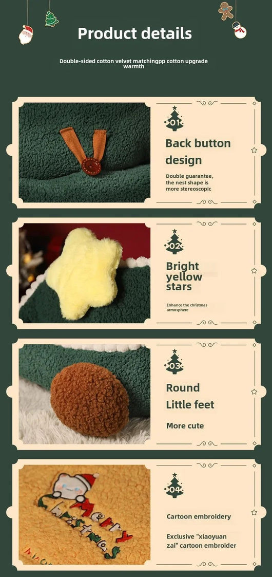 Nido Cálido para Gatos - Cama Desmontable y Lavable Todo Clima - Image 10