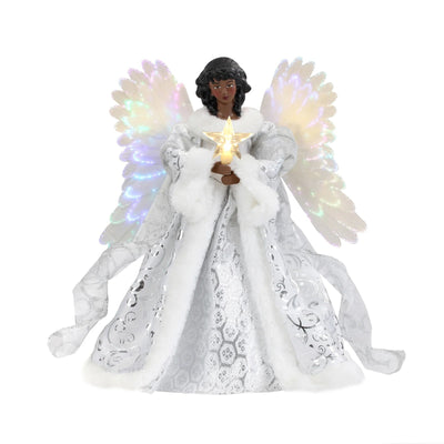 Ángel Dorado Luminoso para Punta de Árbol de Navidad con LED - Image 9