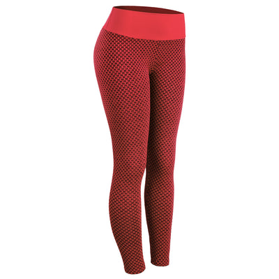 Leggings de Cintura Alta sin Costuras con Estampado Cuadros para Yoga y Fitness - Image 18