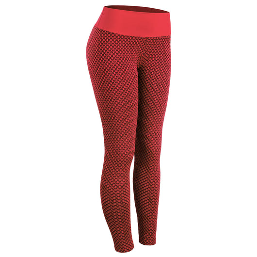 Leggings de Cintura Alta sin Costuras con Estampado Cuadros para Yoga y Fitness - Image 18