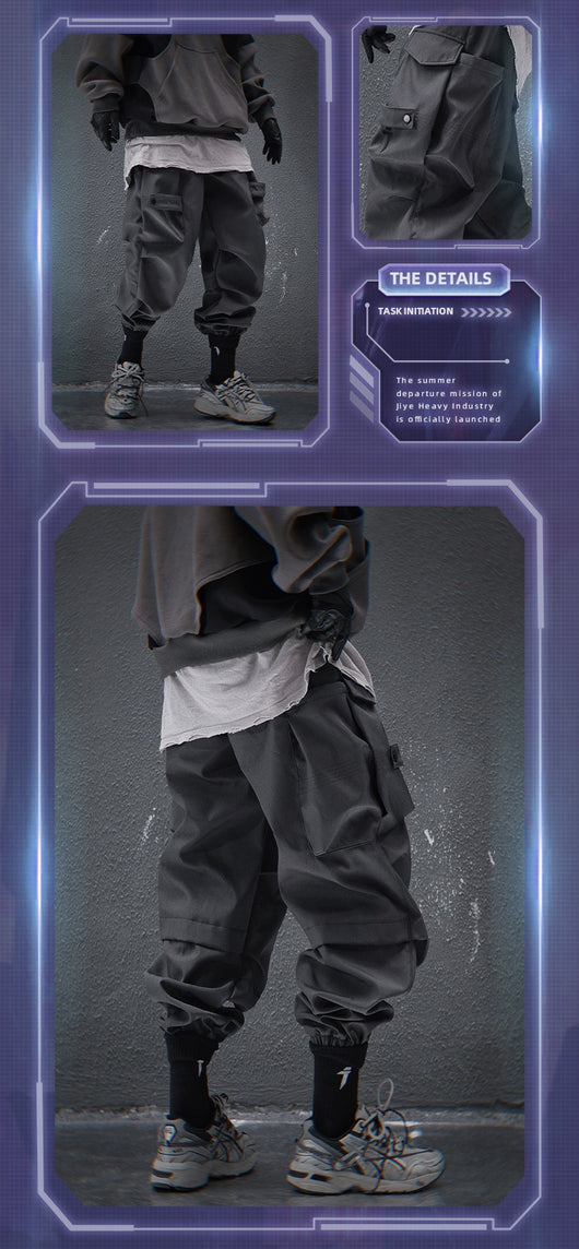 Pantalones Cargo Holgados de Trabajo con Bolsillos Grandes - Image 7
