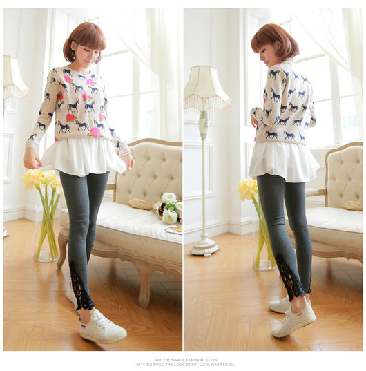 Leggins Reductores con Encaje Lateral Triangular - Image 16