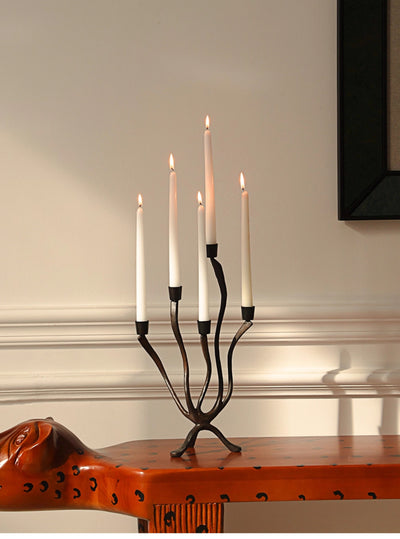 Candelabro Ramificado Negro de Múltiples Brazos - Image 12
