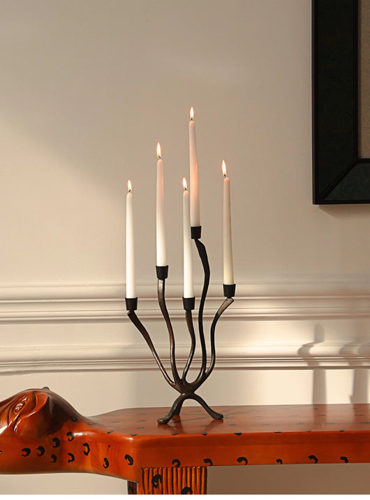 Candelabro Ramificado Negro de Múltiples Brazos - Image 12