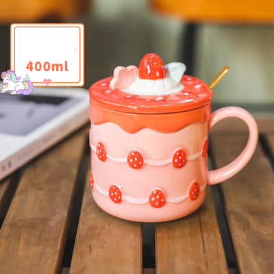 Taza de Café con Tapa, Cuchara y Caja de Regalo - Image 8