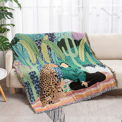 Manta de Campamento Jungle - Cobija Decorativa Multifuncional para Acampar - Image 8