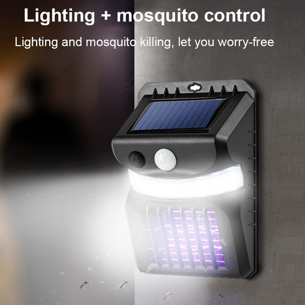 Lámpara Solar Antimosquitos para Jardín - Luz LED Decorativa Impermeable