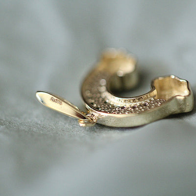 Colgante de Oro 9K con Zirconia Arcoíris Multicolor - Image 5