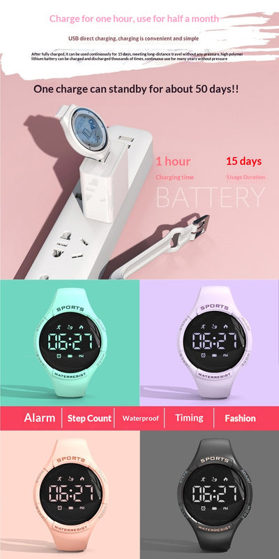 Pulsera Deportiva Inteligente con Pantalla Táctil - Monitor de Frecuencia Cardíaca y Podómetro - Image 28