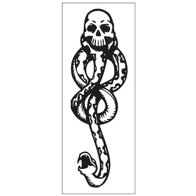 Red lightning bolt temporary tattoo sticker, featuring two jagged red lightning designs on a white background. - Image 5