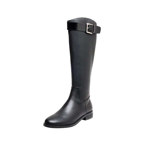 Botas Retro de Caballero con Punta Redonda para Mujer - Image 5
