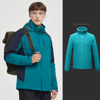 Chaqueta 3 en 1 Impermeable Desmontable para Hombre y Mujer - Image 18