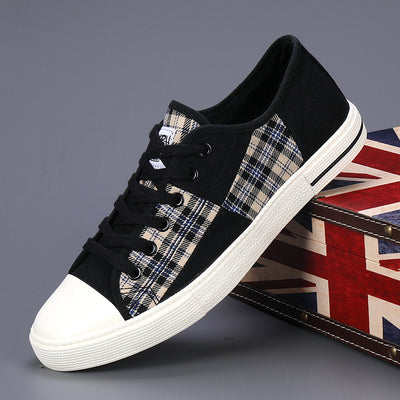 Tenis Casuales de Lona Ligeros con Aumento de Altura para Hombres - Image 8