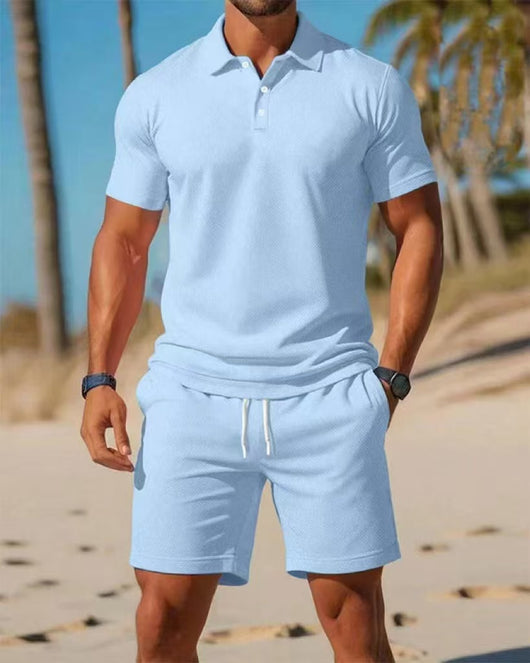 Conjunto Polo y Shorts Deportivo Slim Fit para Hombre - Perfecto para Verano - Image 14