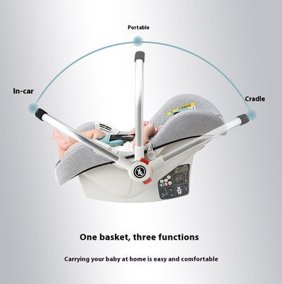 Corral Portátil para Auto con Asiento de Seguridad Plegable y Cesta - Image 20