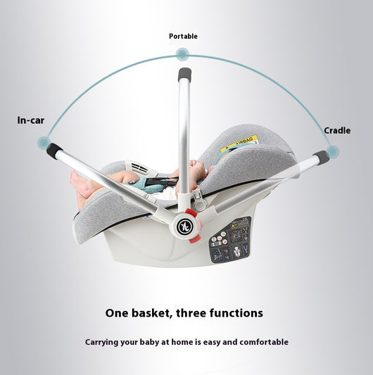 Corral Portátil para Auto con Asiento de Seguridad Plegable y Cesta - Image 20